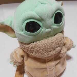 Vtg Star Wars plush The Mandalorian series Grogu Baby Yoda Mattel 9" toy Doll 🔥
